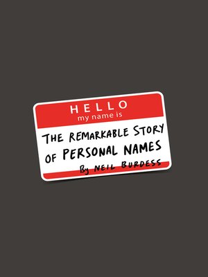 cover image of Hello, My Name Is...